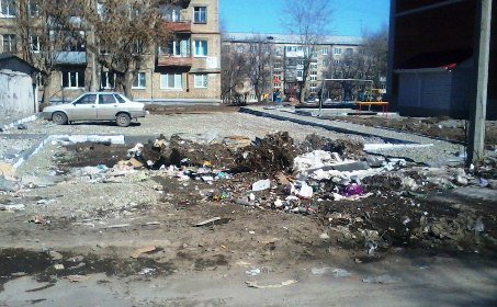 Столица Калмыкии утопает в горах мусора