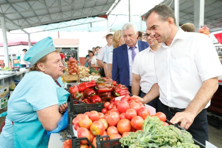 Ярмарка кубанских продуктов проходит в Москве