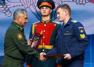 Орден Мужества получил курсант Краснодарского высшего военного училища имени Серова