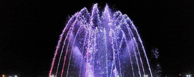 Светомузыкальный фонтан открыли в Майкопе