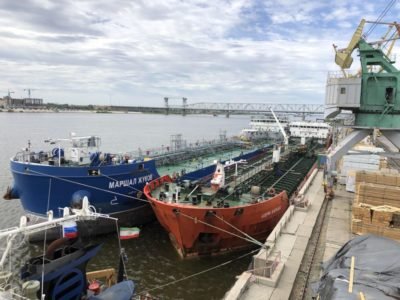 В Астраханском морпорту запустили сервис по доставке контейнеров