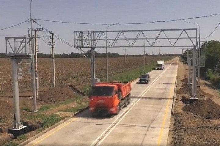 В Адыгее организован первый автоматический пункт весогабаритного контроля грузового автотранспорта